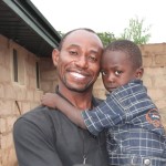 Solomon with Fr Charles